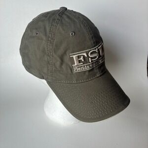 FSU Baseball Cap Mens OSFA Florida State University Olive Green Embroidered Hat